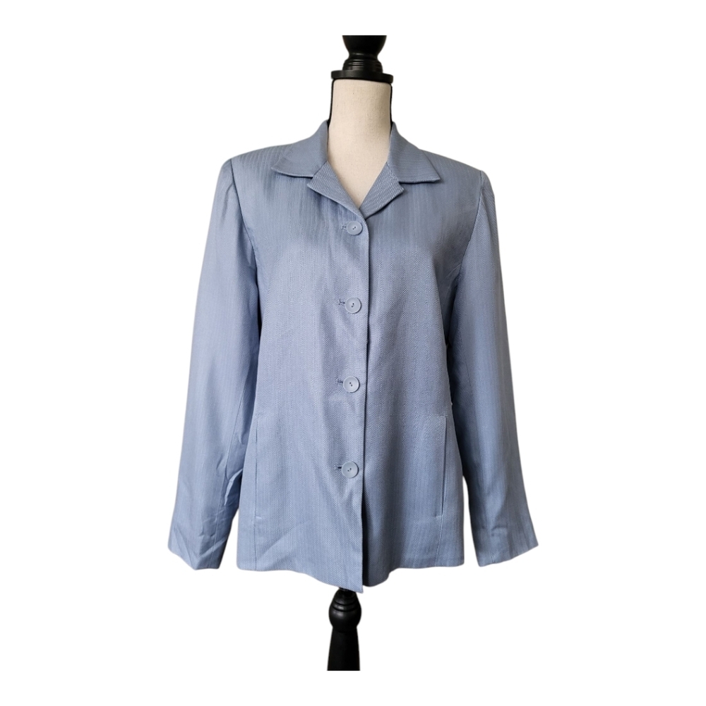 Pendelton Silk And Wool Blend Blazer Size 14